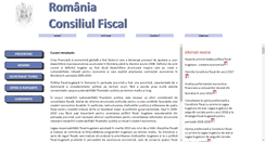 Desktop Screenshot of consiliulfiscal.ro